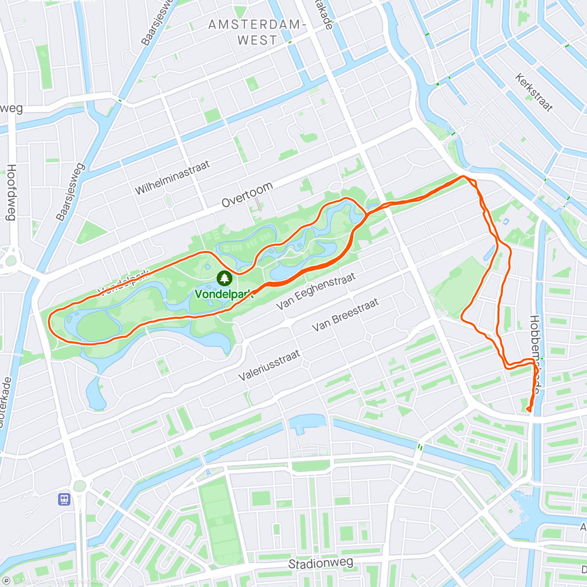 Map of the activity, 🇳🇱- koe rennen 🐮