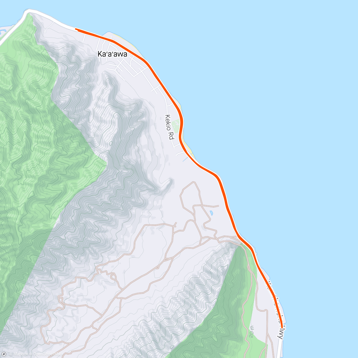 Map of the activity, Monk Seal sighting