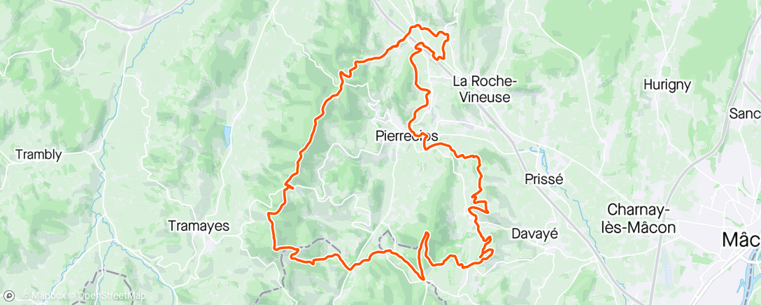 Map of the activity, Belle sortie avec Romain et Walter