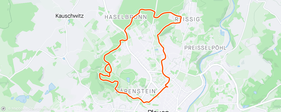 Map of the activity, Night Run, Birnchen frei kriegen 🥴