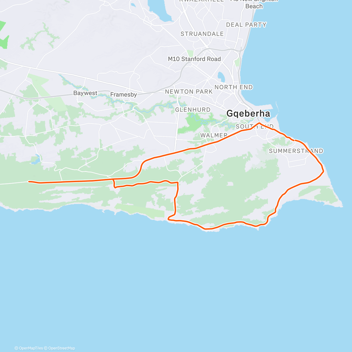Map of the activity, ROUVY - IRONMAN South Africa African Championship