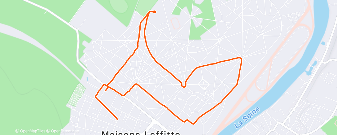 Map of the activity, Course à pied matin 🏃‍♂️