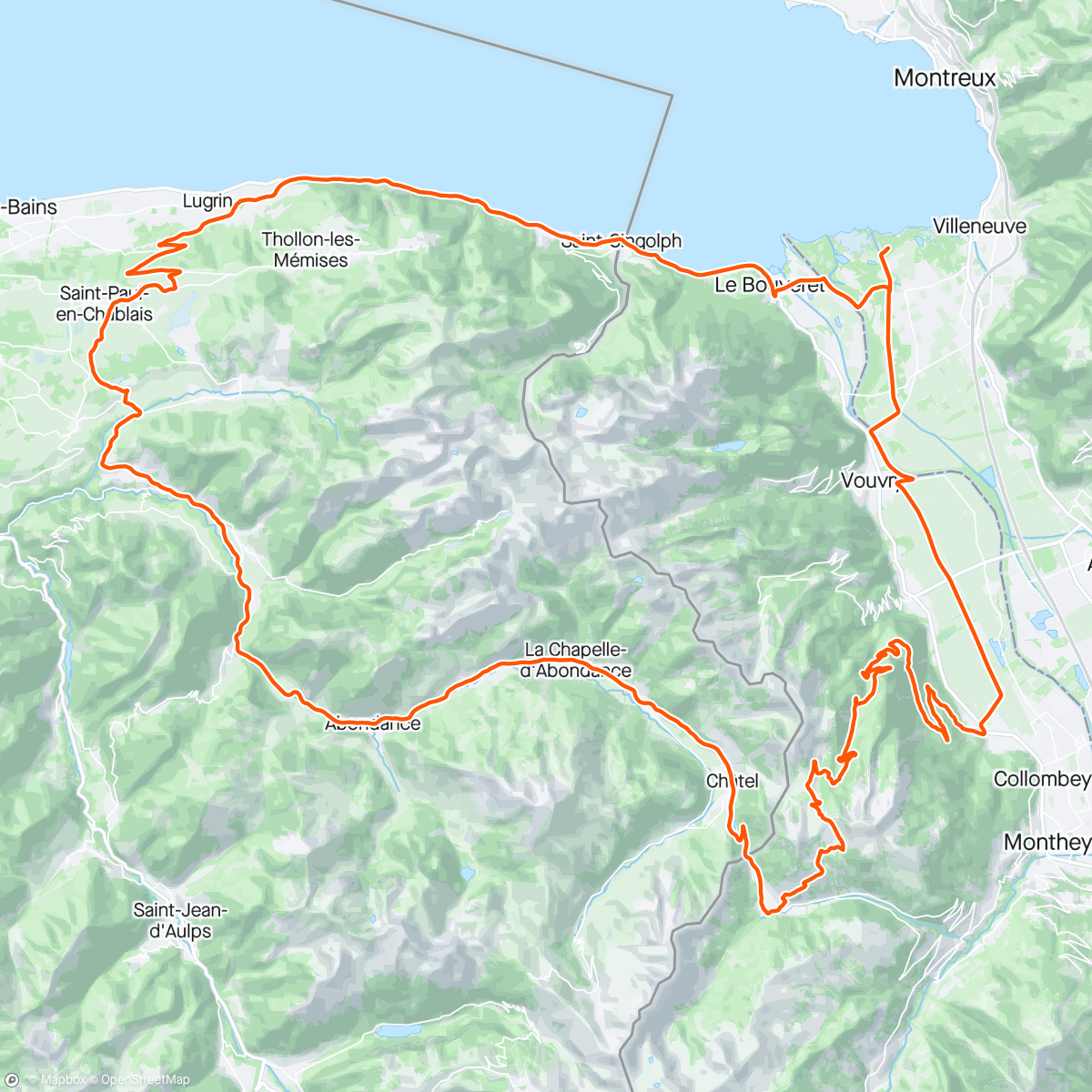 Map of the activity, Portes de Culet