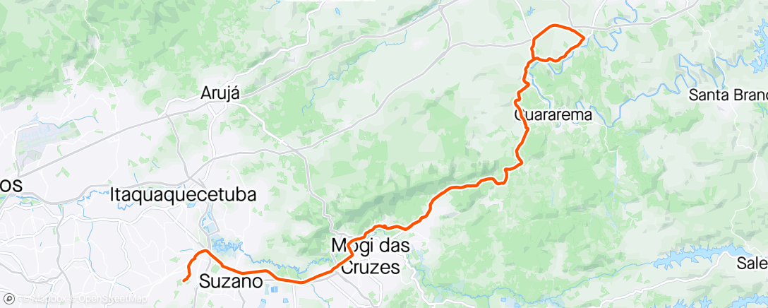 Map of the activity, Guararema 🦟
