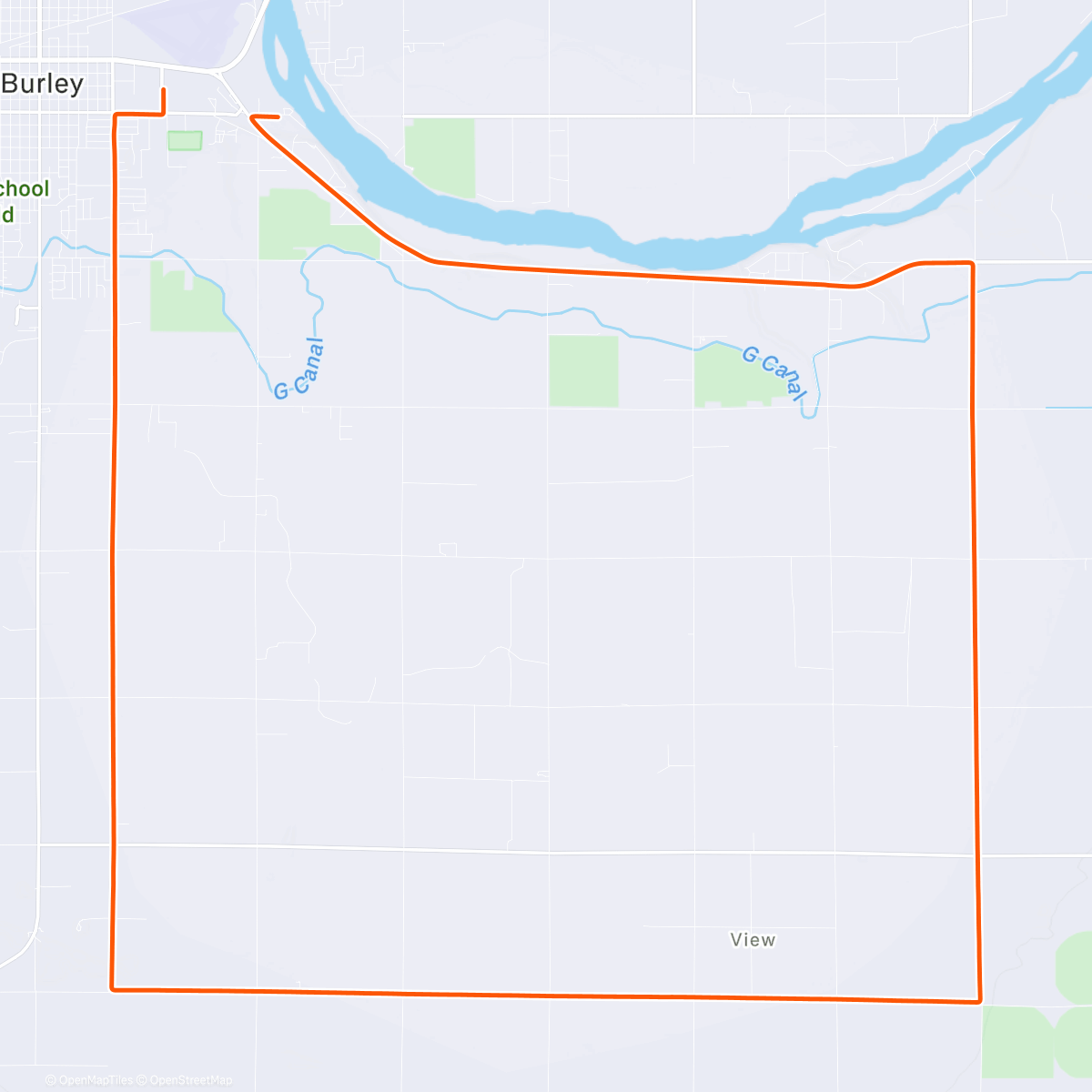 Map of the activity, ROUVY - Spudman Race Route | Idaho | USA