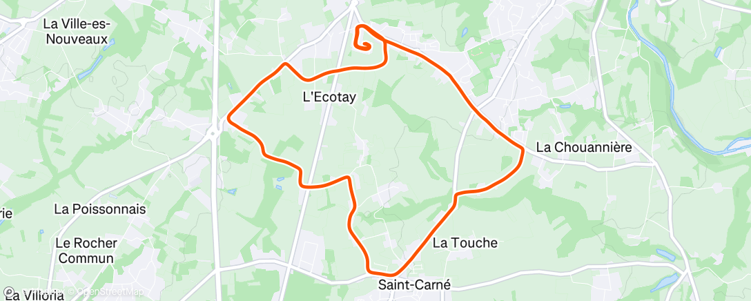 Map of the activity, Avant la tempête de ce soir 🍺🍀🇮🇪