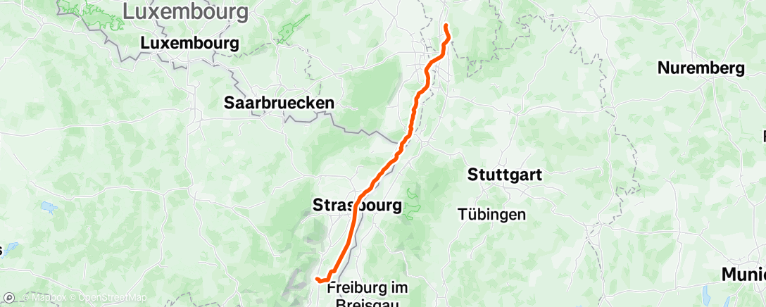 Map of the activity, VIA II day thirteen
