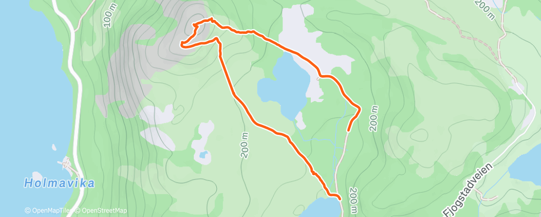 Карта физической активности (Dalsnuten ⛰️)