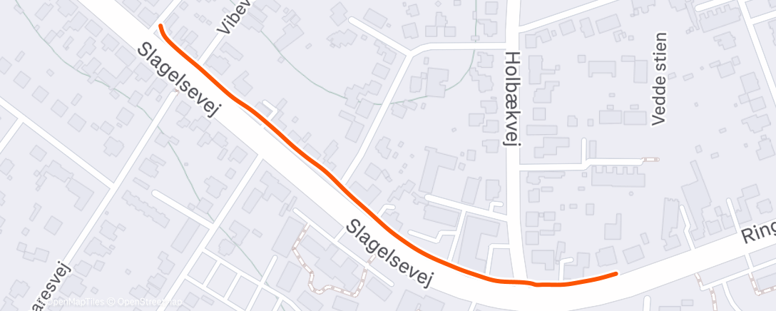 Map of the activity, Afternoon Walk