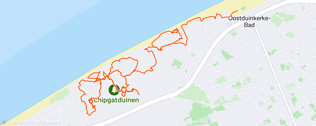 Map of the activity, Course or