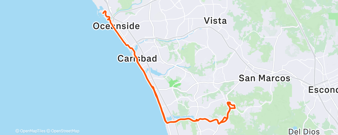 Map of the activity, Gelson’s Crew - experimenting with Insta360 cam 🎁 from Jess 🥰