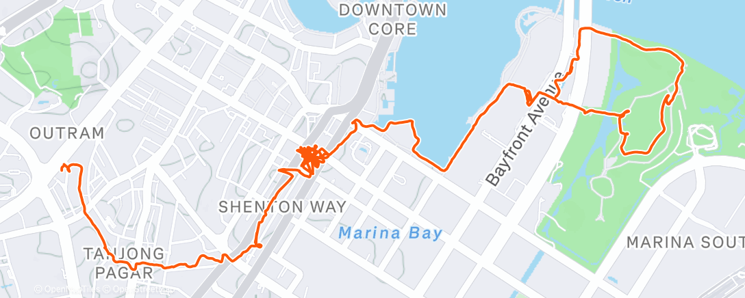 Map of the activity, Christmas Eve Walk