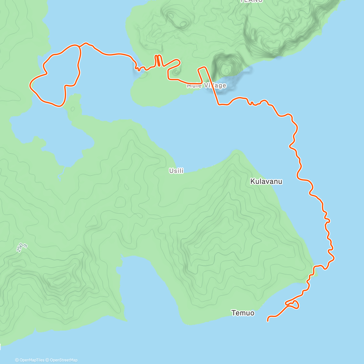 Map of the activity, Zwift - Coast to Coast in Watopia