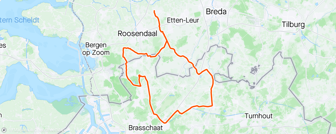 Map of the activity, Brommer training met schoonpa