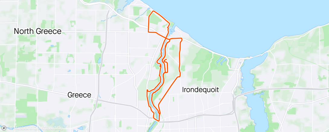 Map of the activity, Mostly gravel/singletrack