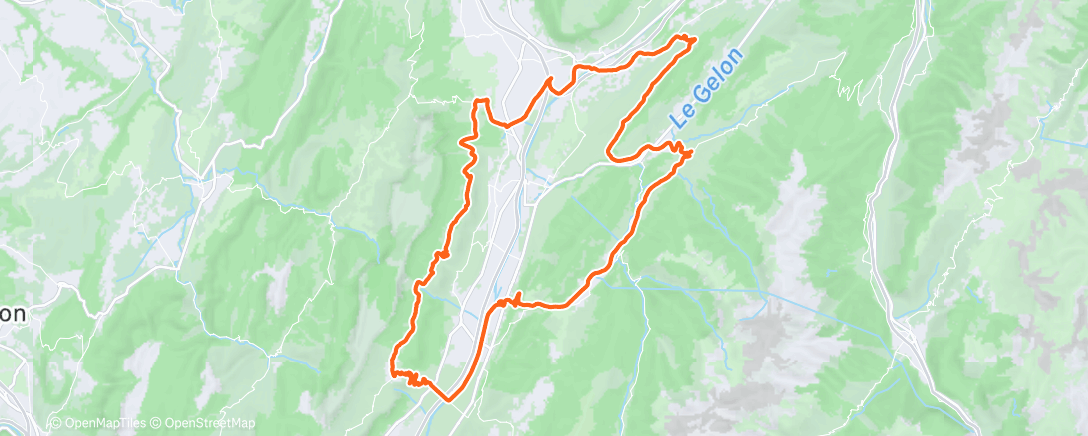 Map of the activity, Sortie du dimanche 🚵‍♀️☀️