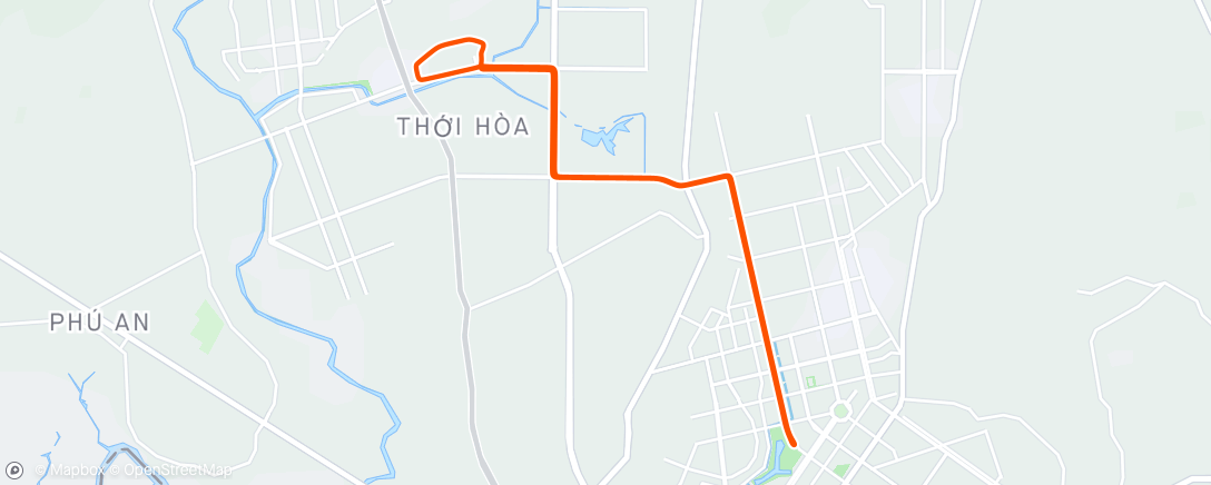 Map of the activity, Morning Ride