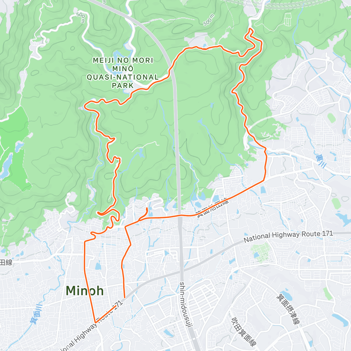 Map of the activity, 初日の出ライド