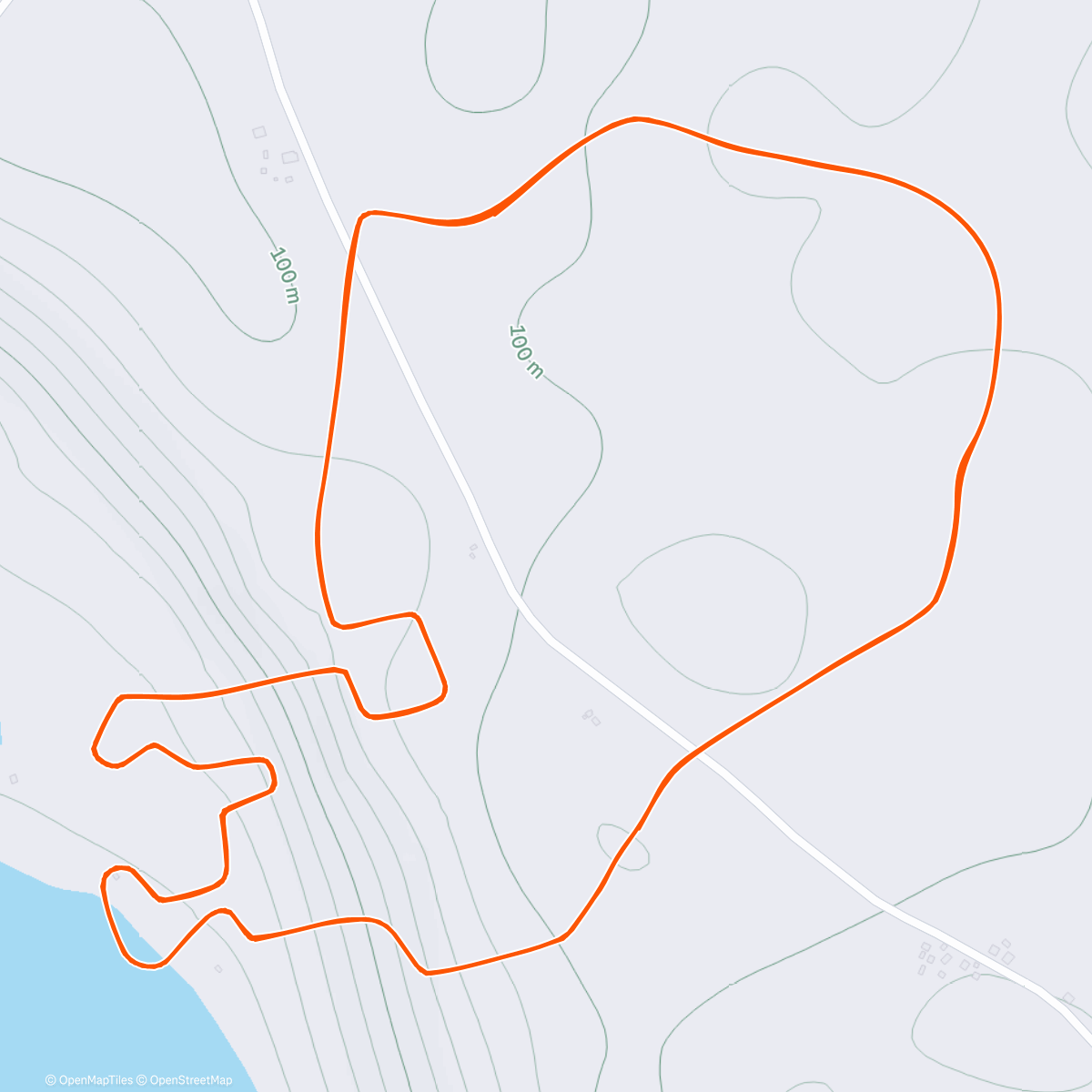 Карта физической активности (Zwift - Race: Stanga Racing after work crit on Neokyo Crit Course in Makuri Islands)