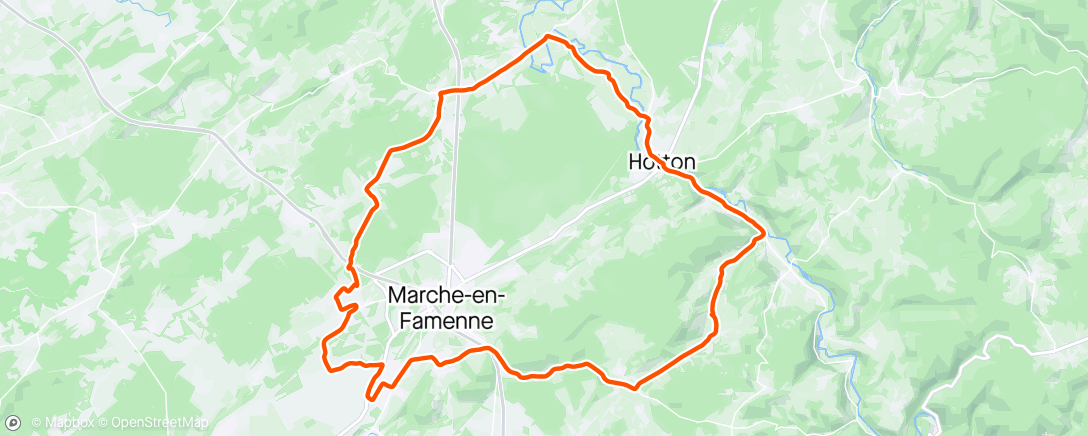 Map of the activity, Sortie en matinée