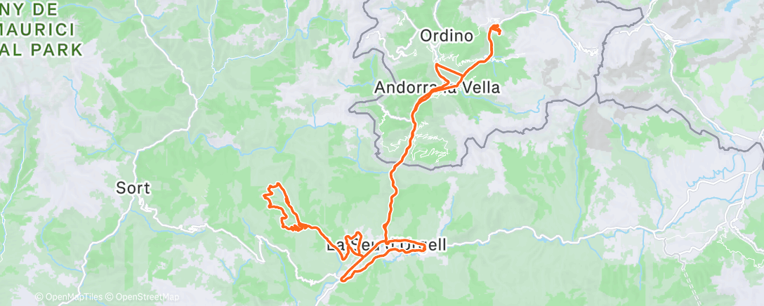 Map of the activity, Morning Ride
