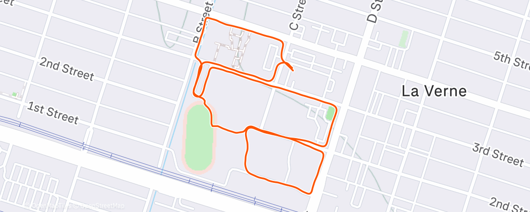 Map of the activity, Morning Trail Run