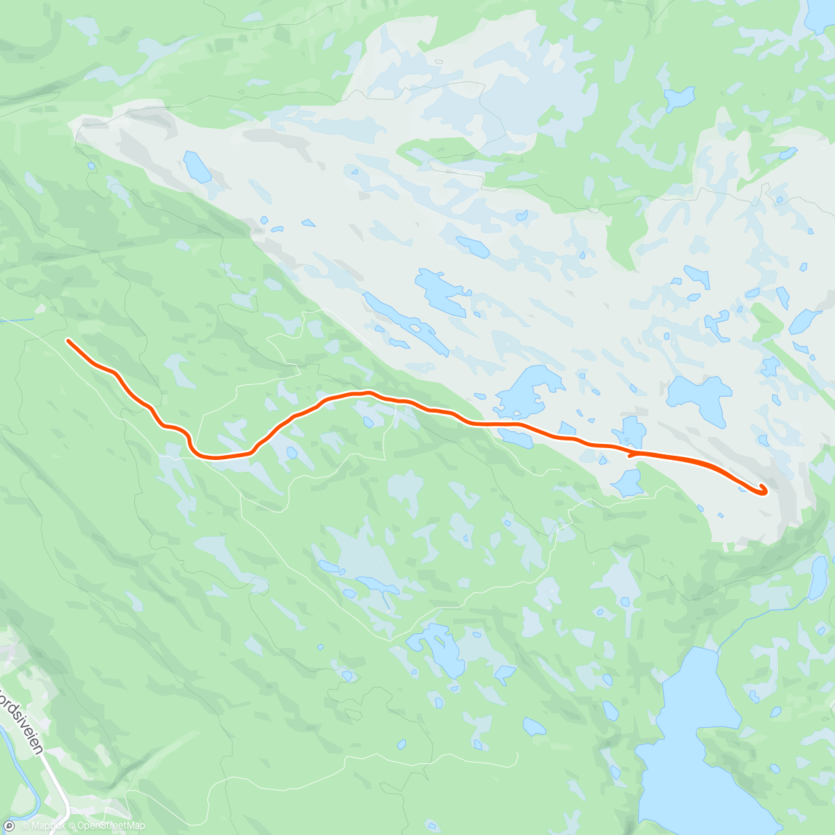 Mapa da atividade, Løypeinspeksjon Summit 2 Senja. Skru på Nrk2 i morgen ca. 09:30 🌞😎