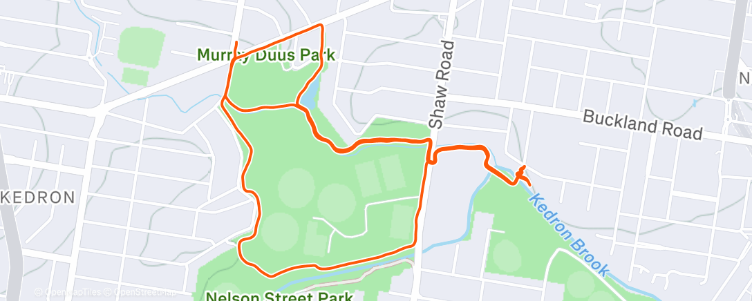 Карта физической активности (Morning Run)