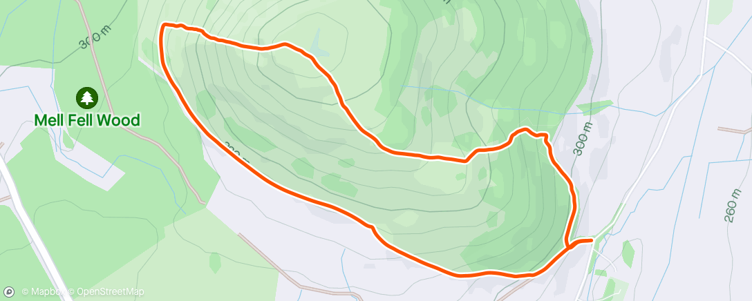 Map of the activity, Wainwright challenge 2024 - Walk 16. Quick and short route after work! Only 150 to go!