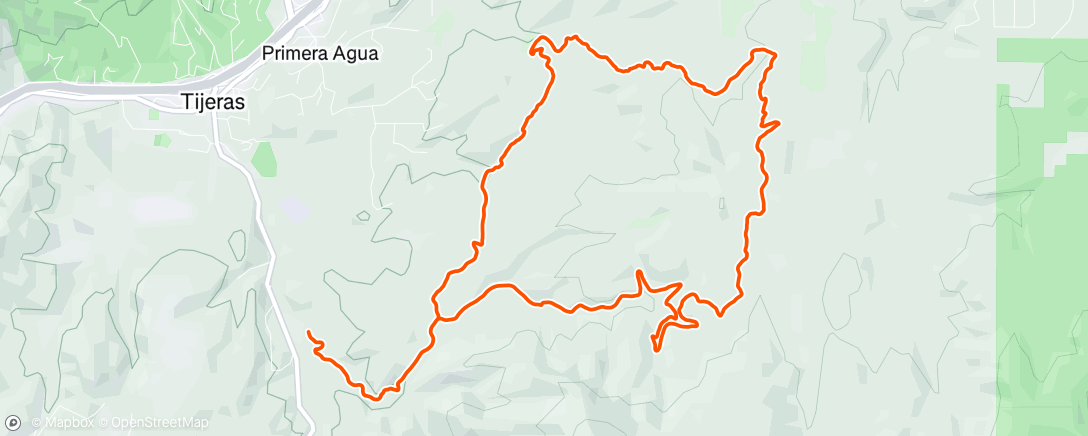Map of the activity, Lunch Ride