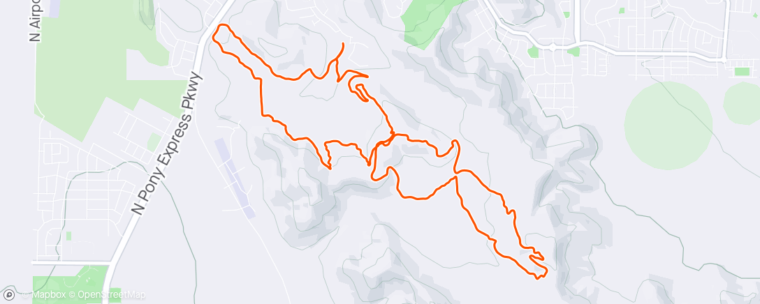 Map of the activity, Wasatch Trail Series // race 1 - Eagle Mtn