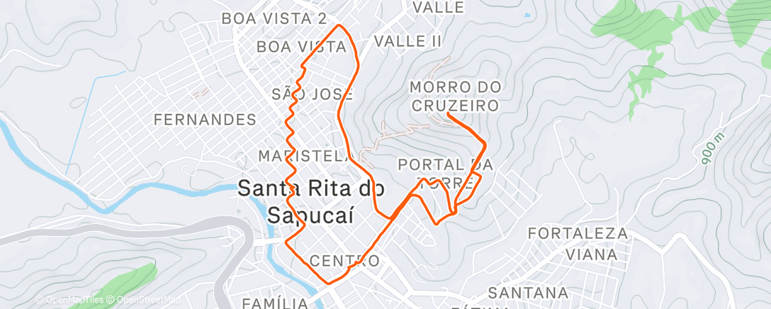 Map of the activity, Sexta-feira