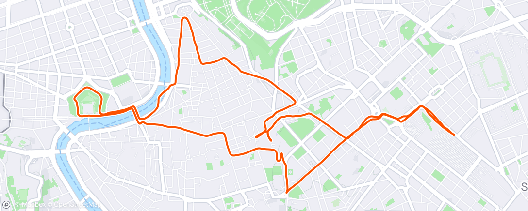 Mapa da atividade, Corsa mattutina