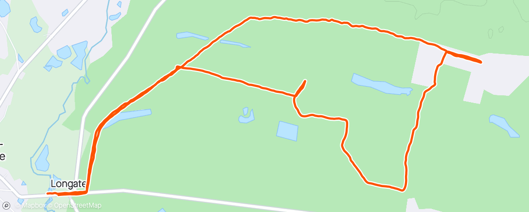 Карта физической активности (Course à pied le matin)