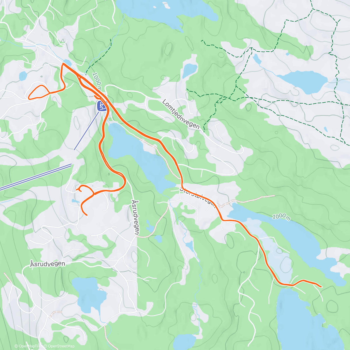 Map of the activity, 🛒tur med Liv🤍
