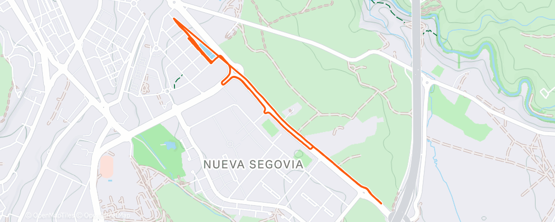 Карта физической активности (Carrera de tarde)