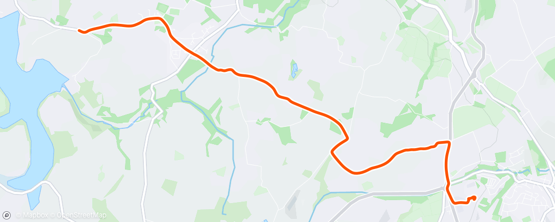 Map of the activity, Morning Ride