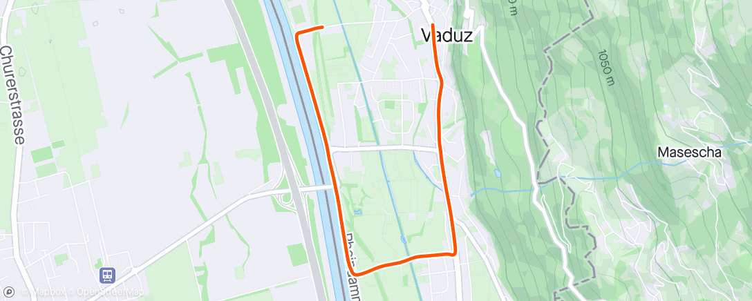 アクティビティ「ROUVY - Tour de Suisse 2024 | Stage 1 - Vaduz」の地図