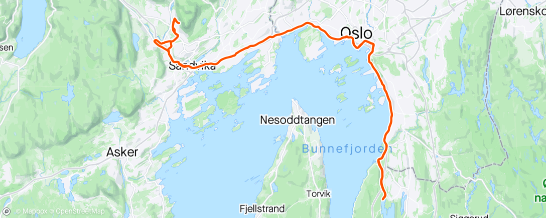 Mapa de la actividad (Road bike)