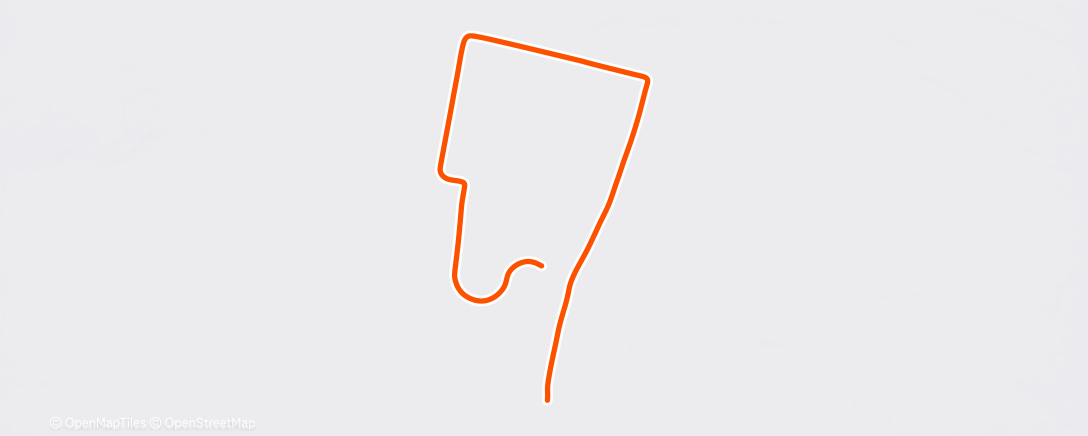 Map of the activity, MyWhoosh - Lactate Threshold #2