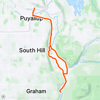 Orting gravel loop | 31.3 mi Cycling Route on Strava