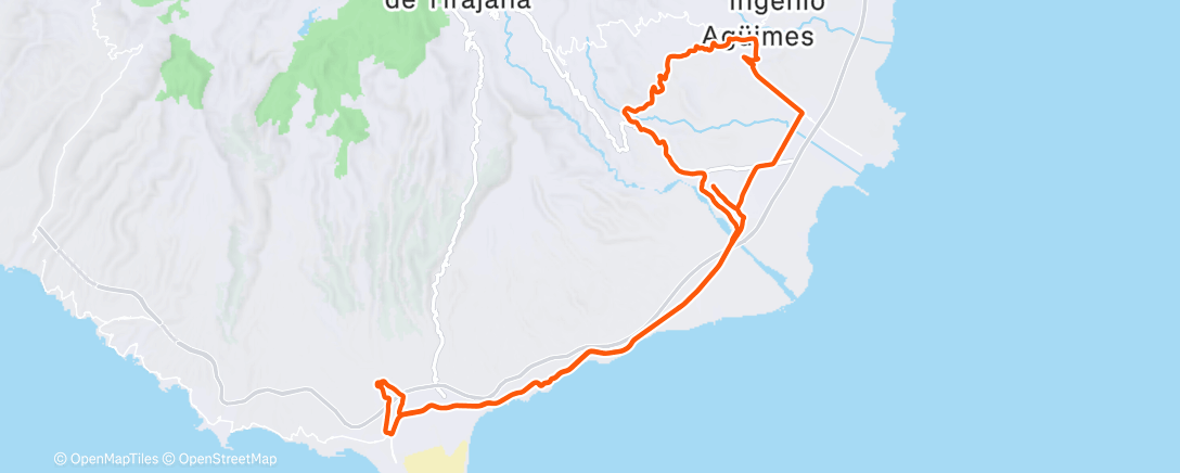 Map of the activity, Trainingslager Gran Canaria Tag 6 3h L1 #Addict