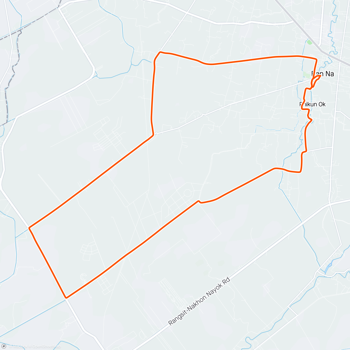 Map of the activity, Afternoon Ride ,BanNa