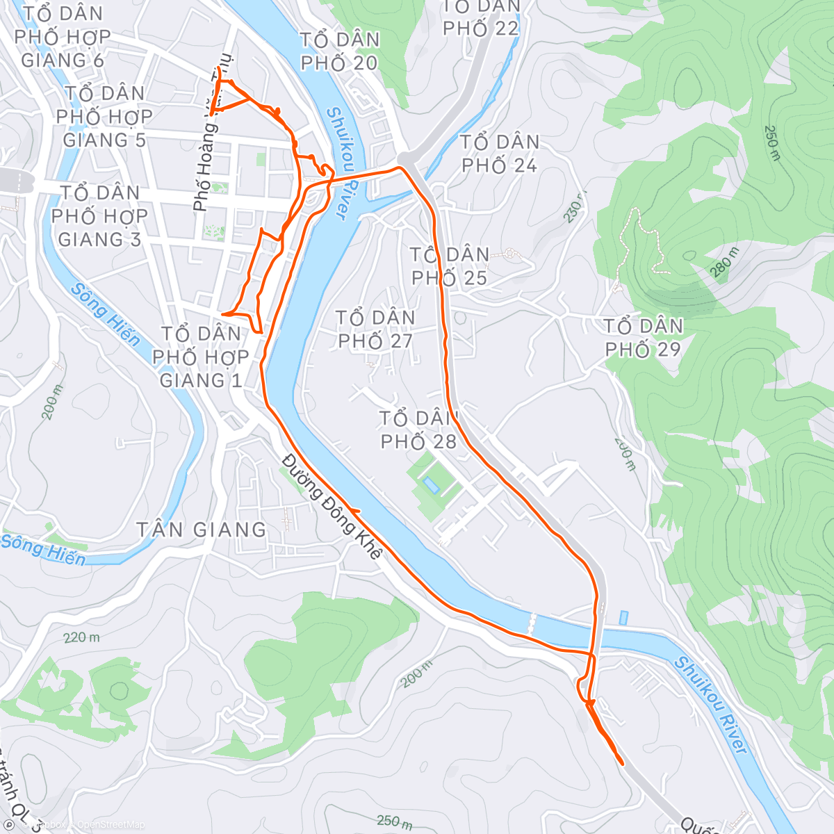 Map of the activity, Northern 🇻🇳explorations
