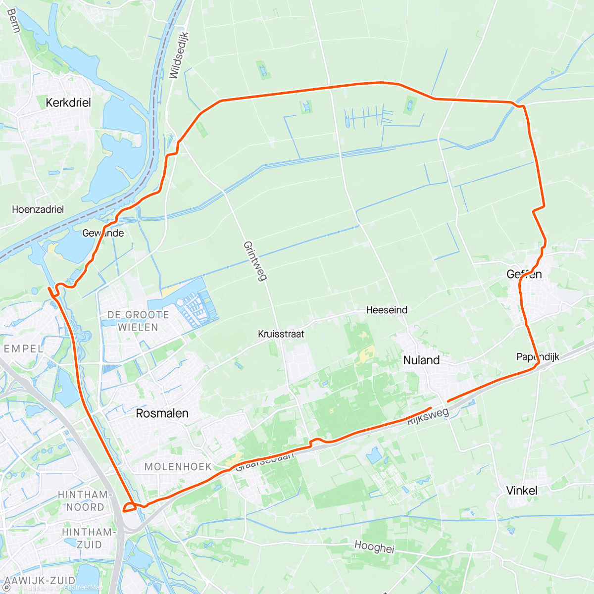 Map of the activity, Konigsdag 🇳🇱👑