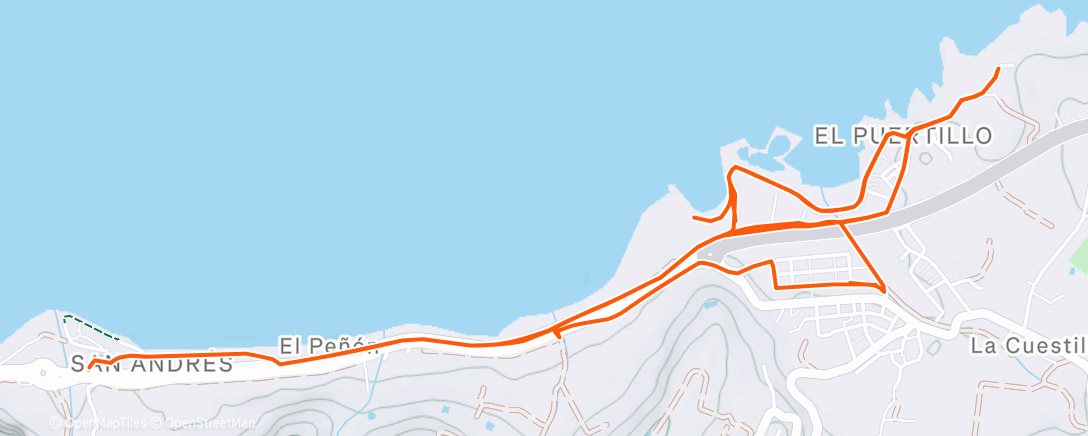 Map of the activity, Al mal tiempo buena cara