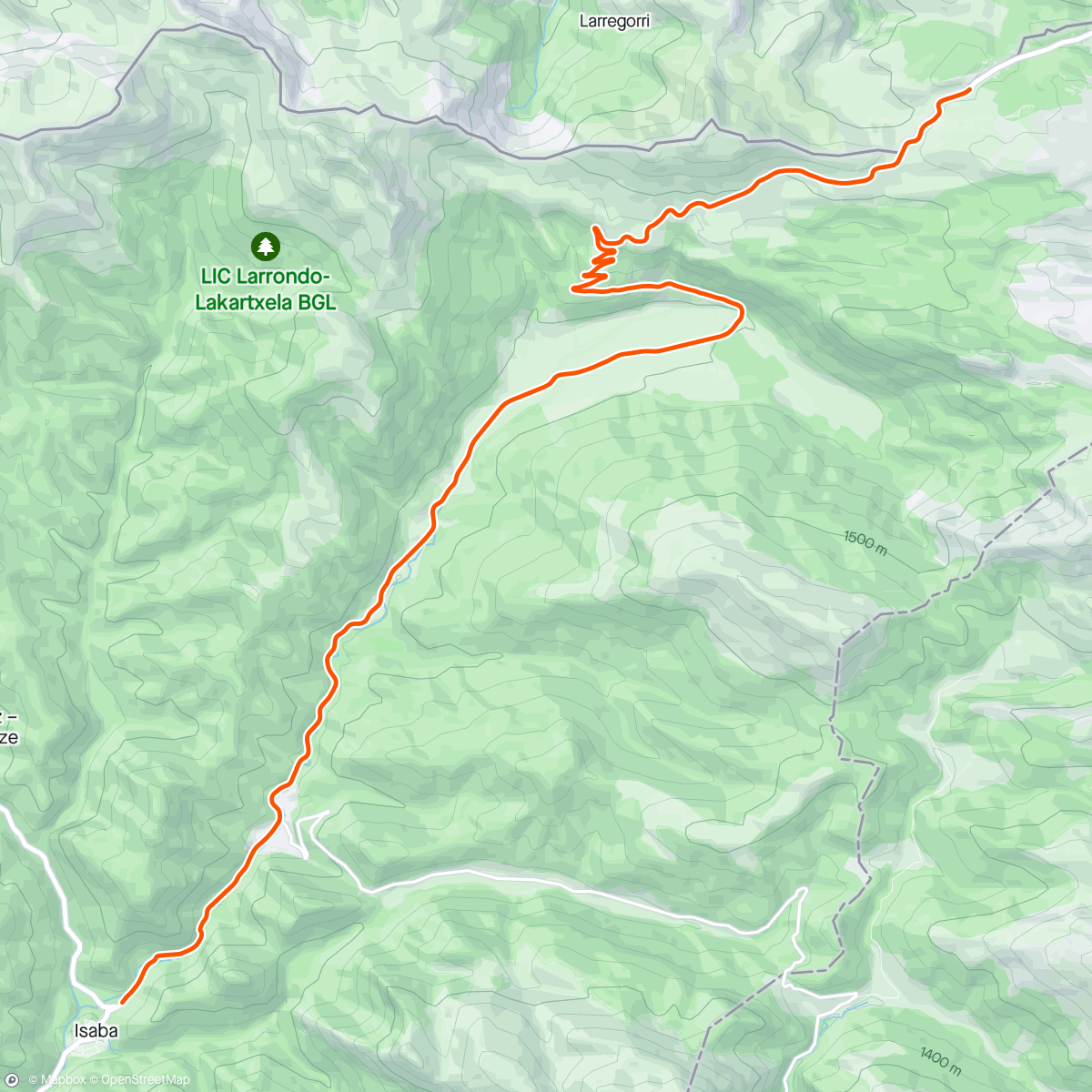 Map of the activity, ROUVY - La Vuelta 2023 | Stage 14 - Larra-Belagua