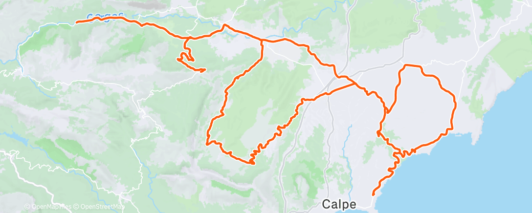 Map of the activity, Training