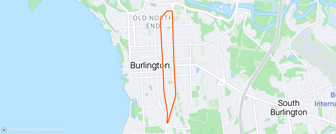 Karte der Aktivität „Lunch Run”
