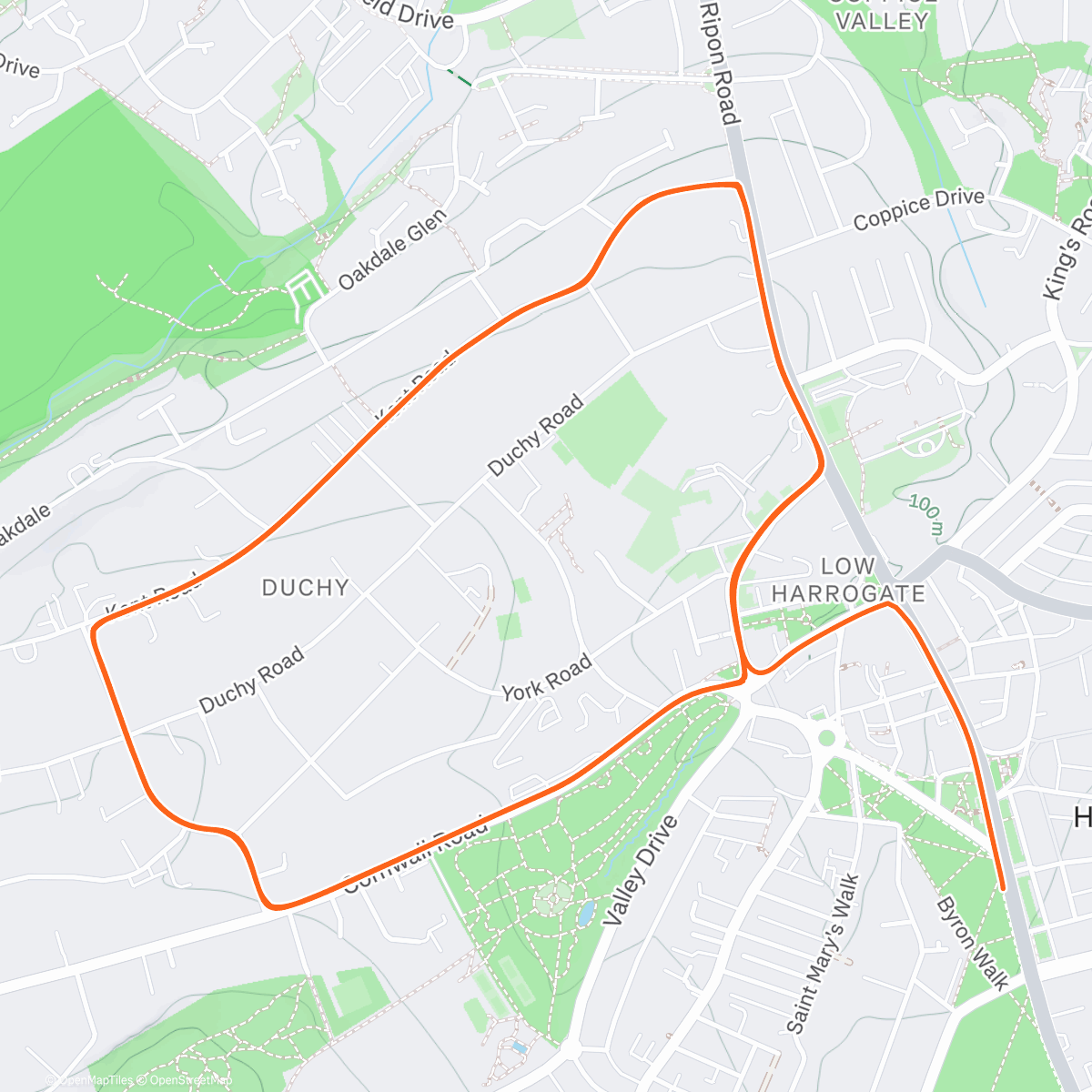 Map of the activity, Zwift - 2x3min - VO2 on Queen's Highway in Yorkshire